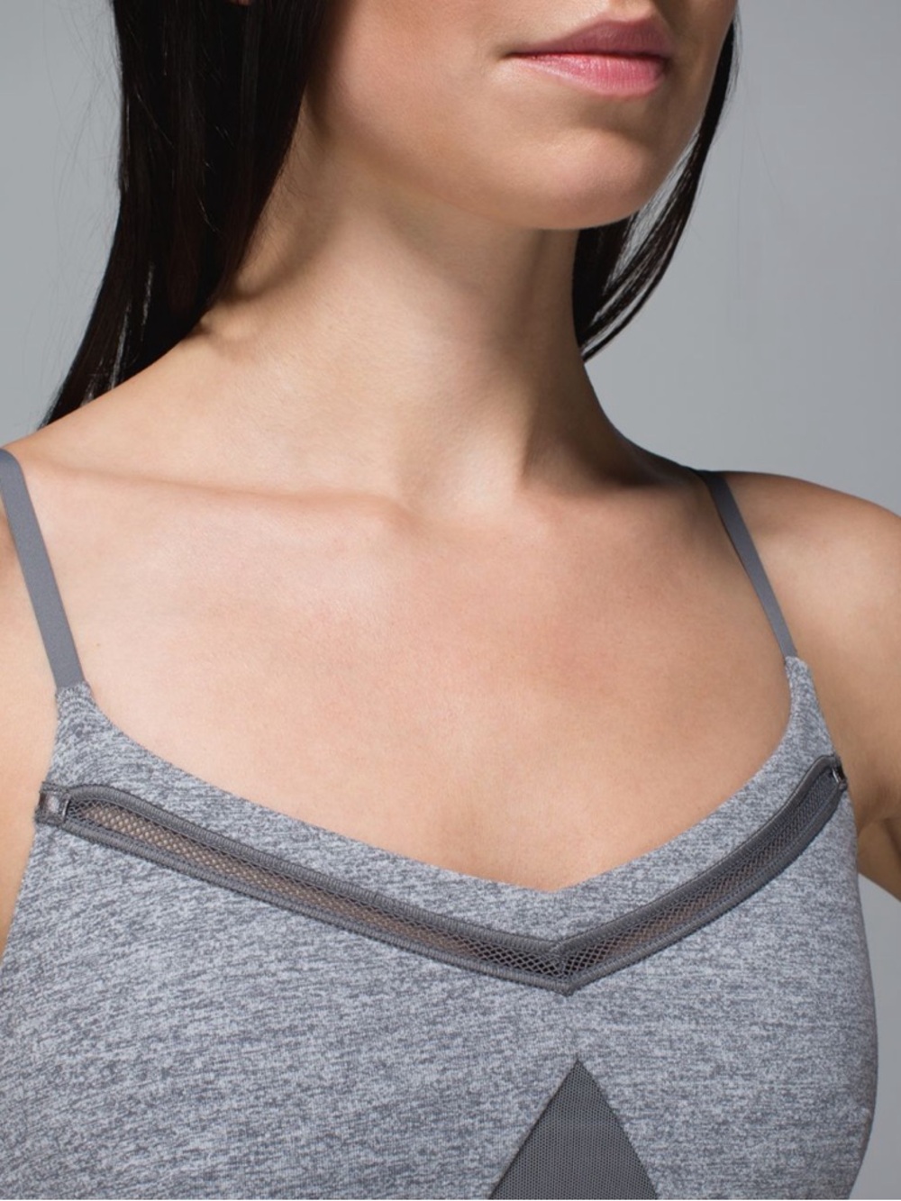 Lululemon Just Breathe Tank Size 6 Heathered Slate / Slate - Picture 4 of 11